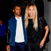 La chanteuse Ciara et son fiancé Russell Wilson sont allés dîner au Craig's restaurant à Los Angeles, le 23 juin 2016
