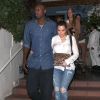Lamar Odom et Khloe Kardashian au restaurant "Taverna Tony" a Malibu. Le 18 avril 2013