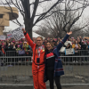 Amy Schumer et America Ferrera de la manifestation anti-Trump à Washington le 21 janvier 2017.