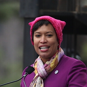 Muriel Bowser (maire de Washington) - People, activistes, écrivains et citoyens prennent la parole lors de la ‘marche des femmes' contre Trump à Washington, le 21 janvier 2017.