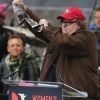 Michael Moore - People, activistes, écrivains et citoyens prennent la parole lors de la ‘marche des femmes' contre Trump à Washington, le 21 janvier 2017.