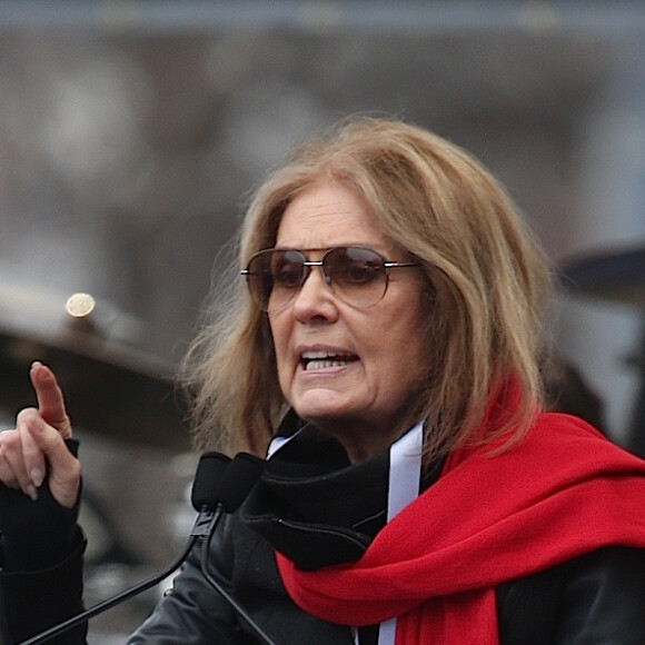 Gloria Steinem - People, activistes, écrivains et citoyens prennent la parole lors de la ‘marche des femmes' contre Trump à Washington, le 21 janvier 2017.