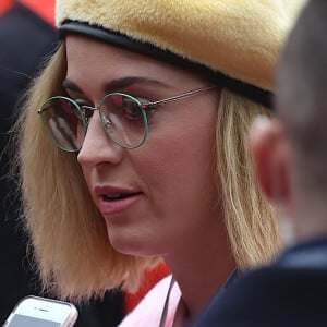 Katy Perry - People, activistes, écrivains et citoyens prennent la parole lors de la ‘marche des femmes' contre Trump à Washington, le 21 janvier 2017.