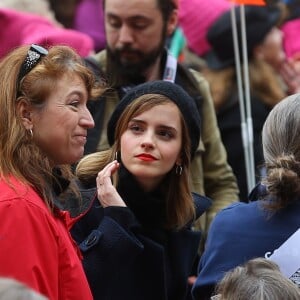 Emma Watson - People, activistes, écrivains et citoyens prennent la parole lors de la ‘marche des femmes' contre Trump à Washington, le 21 janvier 2017.