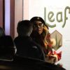 Exclusif - Mariah Carey va se ravitailler en herbe dans un coffee shop le soir de Noël à Aspen dans le Colorado le 24 décembre 2016.