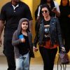 Kourtney Kardashian accompagne son fils à son cours d'art à Los Angeles, le 17 janvier 2017