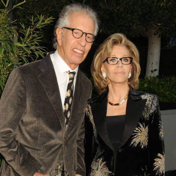 Jane Fonda et son compagnon Richard Perry - People à la soirée "2016 UCLA Institute of the Environment and Sustainability Gala" à Beverly Hills. Le 24 mars 2016