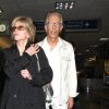 Jane Fonda et Richard Perry à l'aéroport de Los Angeles le 8 juin 2012
