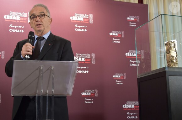 Alain Terzian - Conférence de presse pour l'annonce des nominations pour les César 2017 au Fouquet's à Paris. Le 25 janvier 2017 © Giancarlo Gorassini / Bestimage