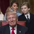 Donald Trump le jour de son investiture, le 20 janvier 2017, à Washington.