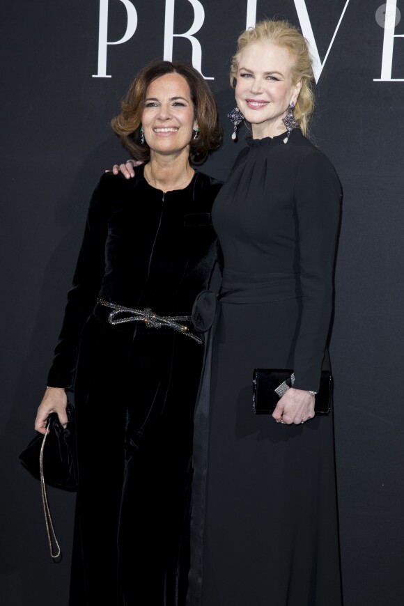 Roberta Armani et Nicole Kidman - People au défilé de mode Haute-Couture printemps-été 2017 "Giorgio Armani Privé" au Palais de Chaillot à Paris le 24 janvier 2017.