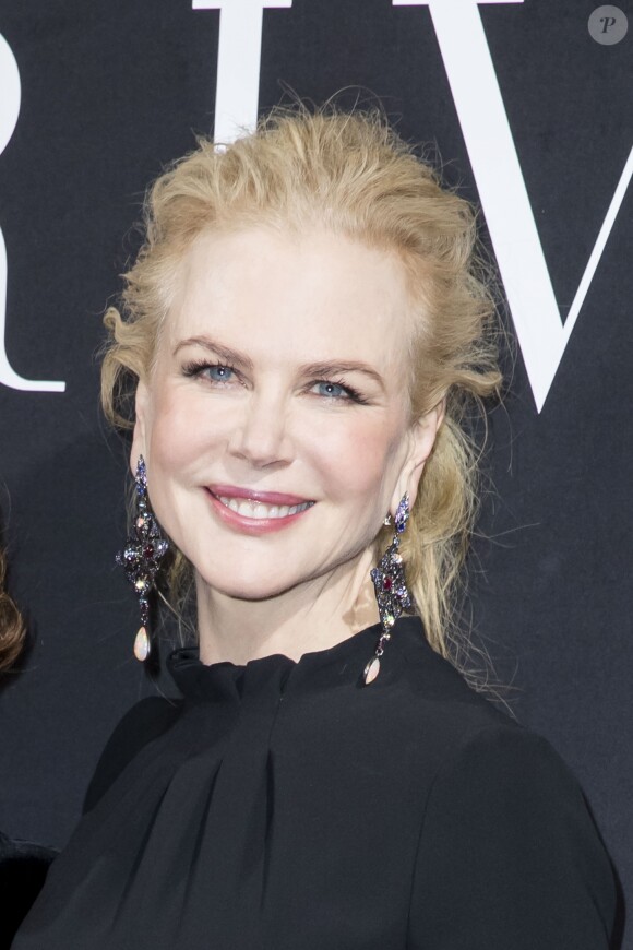 Nicole Kidman - People au défilé de mode Haute-Couture printemps-été 2017 "Giorgio Armani Privé" au Palais de Chaillot à Paris le 24 janvier 2017.