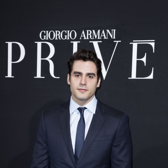 Ben Cura - People au défilé de mode Haute-Couture printemps-été 2017 "Giorgio Armani Privé" au Palais de Chaillot à Paris le 24 janvier 2017.