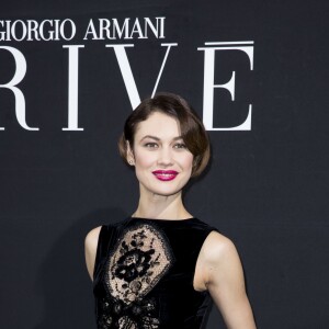 Olga Kurylenko - People au défilé de mode Haute-Couture printemps-été 2017 "Giorgio Armani Privé" au Palais de Chaillot à Paris le 24 janvier 2017.