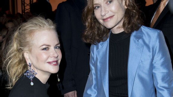 Isabelle Huppert et Nicole Kidman : Spectatrices complices pour Armani
