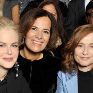 Nicole Kidman, Roberta Armani et Isabelle Huppert - People au défilé de mode Haute-Couture printemps-été 2017 "Giorgio Armani Privé" au Palais de Chaillot à Paris le 24 janvier 2017.