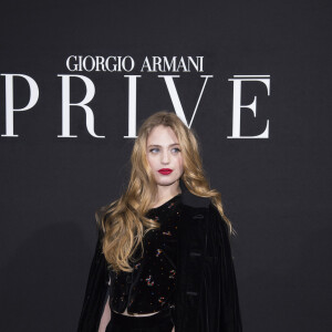 Cosima Auermann - People en backstage du défilé de mode Haute-Couture printemps-été 2017 "Giorgio Armani Privé" au Palais de Chaillot à Paris le 24 janvier 2017.