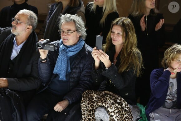 Jean-Christophe Grangé assiste au défilé Bonpoint, collection automne-hiver 2017, à la Galerie de Minéralogie. Paris, le 25 janvier 2017.