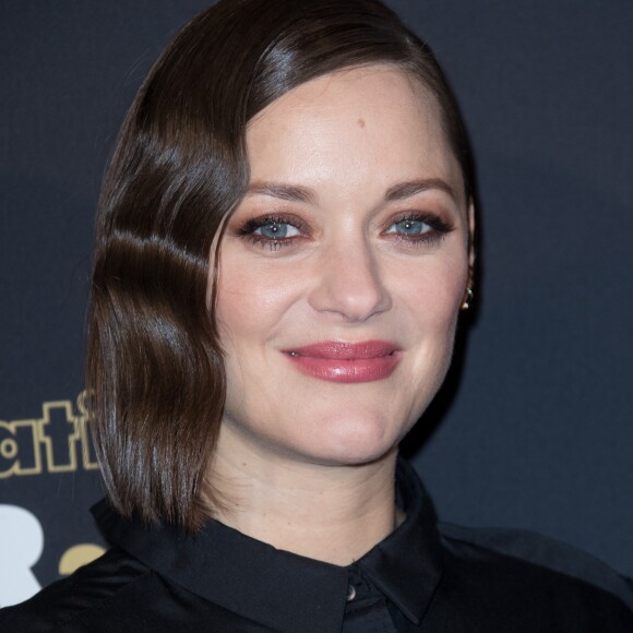 Marion Cotillard enceinte - Soirée des Révélations César 2017 dans les Salons Chaumet à Paris le 16 janvier 2017. Ce sont trente-quatre jeunes talents, qui ont été sélectionnés par le Comité Révélations de l'Académie des Arts et Techniques du Cinéma pour incarner la nouvelle garde du cinéma français et qui posent avec leur parrains et marraines, avant la cérémonie des César qui se tiendra le 24 février prochain. © Cyril Moreau/Bestimage