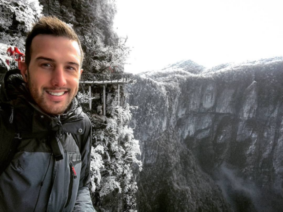 Graham Dickinson, athlète professionnel canadien de 28 ans, s'est tué en Chine en janvier 2017 lors d'un vol en wingsuit. Photo de son compte Instagram officiel.