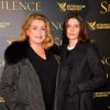 Catherine Deneuve et sa fille Chiara Mastroianni à l'avant-première de "Silence" au musée Guimet à Paris, le 12 Janvier 2017. © Guirec Coadic/Bestimage