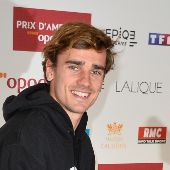 Antoine Griezmann lors de la 96ème édition du Prix d'Amérique Opodo à l'hippodrome de Paris-Vincennes, le 29 janvier 2017. © Guirec Coadic/Bestimage