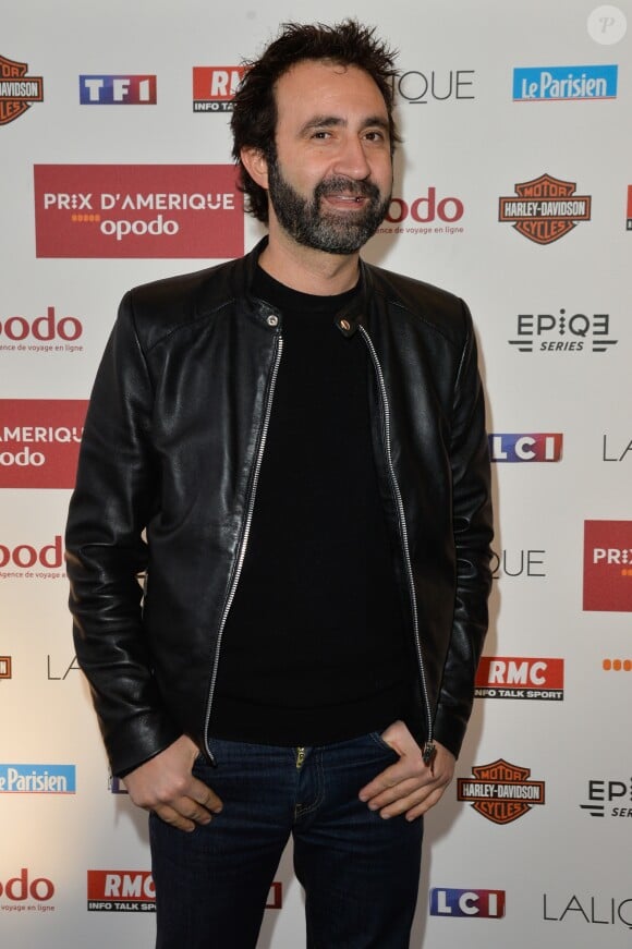 Mathieu Madénian lors de la 96ème édition du Prix d'Amérique Opodo à l'hippodrome de Paris-Vincennes, le 29 janvier 2017. © Guirec Coadic/Bestimage