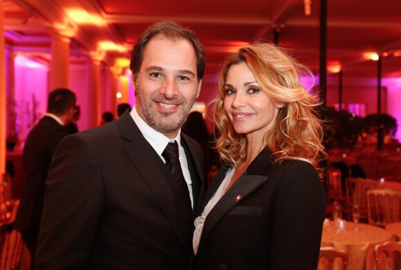 Exclusif - Ingrid Chauvin et son mari Thierry Peythieu - Gala du Coeur donné au profit de l'association Mécénat Chirurgie Cardiaque, avec un récital du pianiste Miroslav Kultyshev à la Salle Gaveau à Paris le 30 janvier 2017. © Philippe Doignon/Bestimage