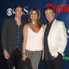 Alan Thicke, sa femme Gina Tolleson et leur fils William Carter Thicke lors de la soirée "CBS, CW And Showtime 2015 Summer TCA" au Pacific Design Center à West Hollywood, le 10 août 2015