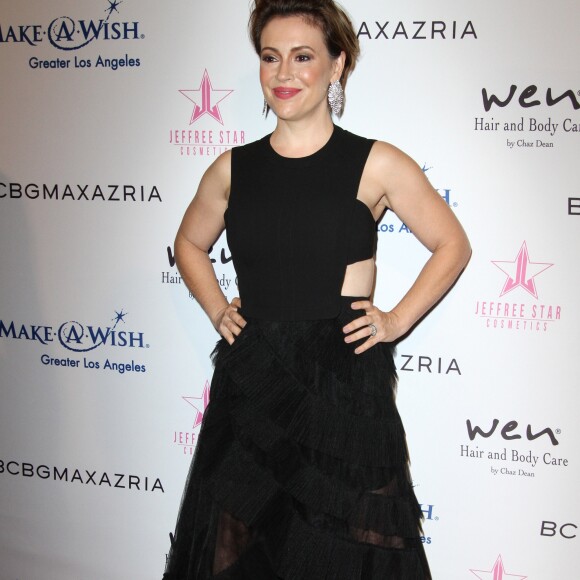 Alyssa Milano à la soirée "Make A Wish Greater" à Los Angeles, le 24 août 2016. © AdMedia via Zuma Press/Bestimage