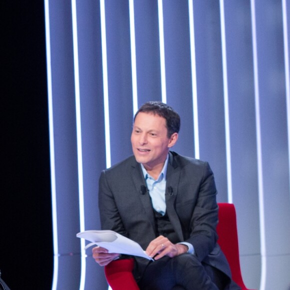Exclusif - Enregistrement de l'émission "Le Divan" avec Charlotte de Turckheim en invitée et présentée par Marc-Olivier Fogiel. Le 13 janvier 2017. L'émission sera diffusée sur France 3 le 7 février © Cyril Moreau / Bestimage