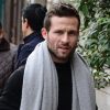 Yohan Cabaye va déjeuner avec les joueurs du PSG au restaurant "La société" à Paris le 27 novembre 2014.