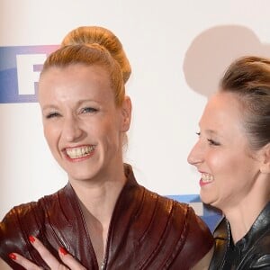 Alexandra Lamy et sa soeur Audrey Lamy - Avant-Premiére du film "Ce soir je vais tuer l' assassin de mon fils" à l'Elysée Biarritz à Paris le 24 mars 2014.