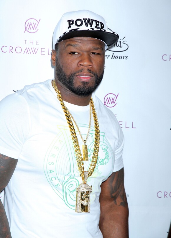 50 Cent (Curtis James Jackson III) en concert au Drai's Club à Las Vegas, le 15 juillet 2016 pour fêter ses 41 ans.