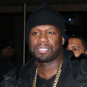 50 Cent arrive au défilé de mode 'Yeezy' de Kanye West à New York, le 11 février 2016.