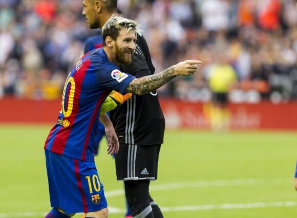 Lionel Messi - Football : Le FC Barcelone remporte la victoire contre Valence (2 a 3) à Valence le 22 octobre 2016.