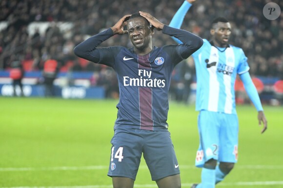 Blaise Matuidi - 10ème Match de Ligue 1 entre le Paris Saint Germain et l'Olympique de Marseille au Parc des Princes à Paris le 23 octobre 2016. © Pierre Perusseau/Bestimage