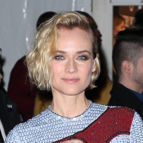 Diane Kruger - Arrivée des célébrités à la soirée amfAR au Cipriani's Wall Street à New York, le 8 février 2017