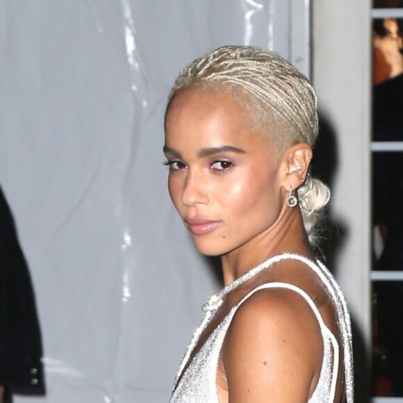 Zoe Kravitz - Arrivée des célébrités à la soirée amfAR au Cipriani's Wall Street à New York, le 8 février 2017