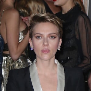 Scarlett Johansson - Arrivée des célébrités à la soirée amfAR au Cipriani's Wall Street à New York, le 8 février 2017