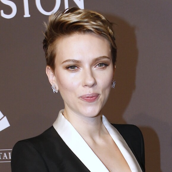 Scarlett Johansson - Arrivée des célébrités à la soirée amfAR au Cipriani's Wall Street à New York, le 8 février 2017