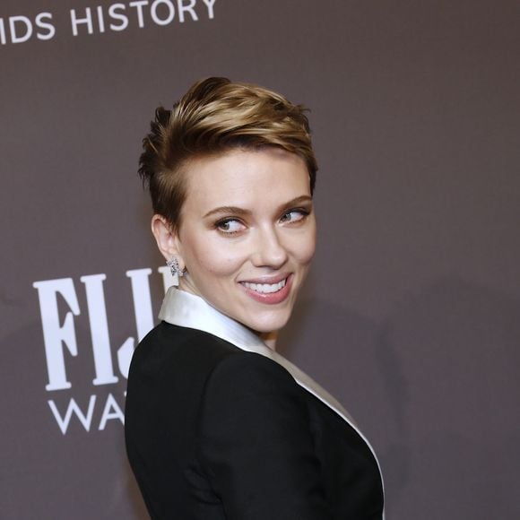 Scarlett Johansson - Arrivée des célébrités à la soirée amfAR au Cipriani's Wall Street à New York, le 8 février 2017