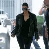 Kim Kardashian est allée déjeuner avec ses soeurs et une amie au café Vega à Sherman Oaks. Le 8 février 2017