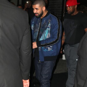 Drake se rendant à la ''Rihanna's VMA After Party'' à New York, le 28 août 2016.