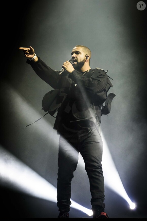 Le rappeur Drake en concert au Air Canada Centre à Toronto. Le 31 juillet 2016 © Angel Marchini / Zuma Press / Bestimage