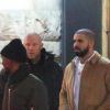 Exclusif - Le chanteur Drake a dîné au restaurant Fring's avec sa mère pour son anniversaire à Toronto le 28 janvier 2016. © CPA / Bestimage