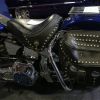 Une Cadillac et une Harley Davidson de Johnny Hallyday sont exposés au salon international des voitures de collection "Retromobile 2017" à la porte de Versailles à Paris, le 9 février 2017. © CVS/Bestimage