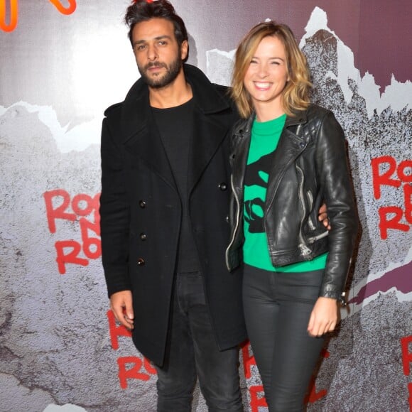 Maxim Nucci (Yodelice) et Isabelle Ithurburu - Avant-première du film "Rock'n Roll" au Pathé Beaugrenelle à Paris le 13 février 2017. © Coadic Guirec / Bestimage