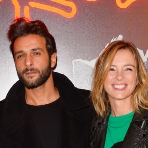 Maxim Nucci (Yodelice) et sa compagne Isabelle Ithurburu - Avant-première du film "Rock'n Roll" au Pathé Beaugrenelle à Paris le 13 février 2017. © Coadic Guirec / Bestimage