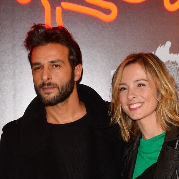 Maxim Nucci (Yodelice) et sa compagne Isabelle Ithurburu - Avant-première du film "Rock'n Roll" au Pathé Beaugrenelle à Paris le 13 février 2017. © Coadic Guirec / Bestimage